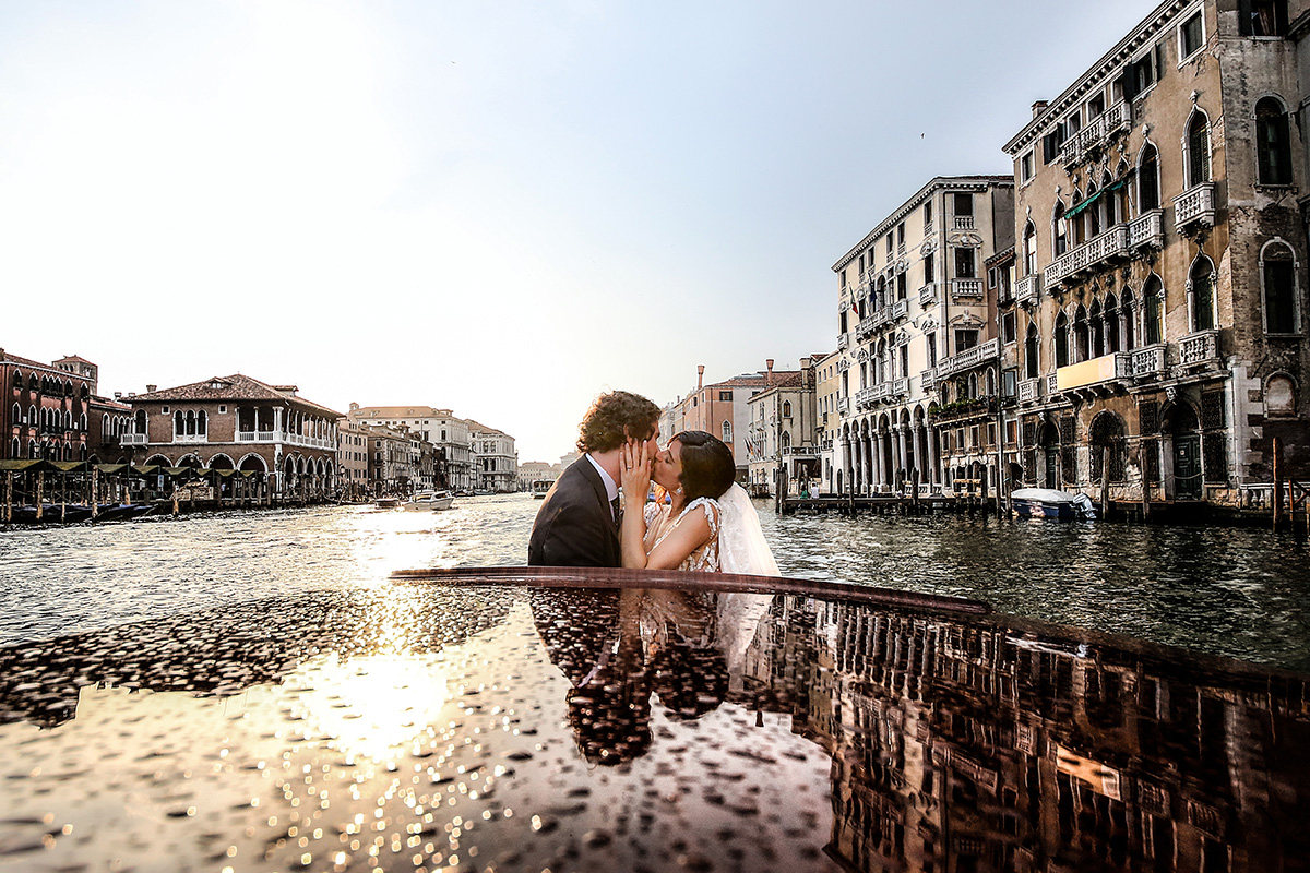 Glamorous wedding in Venice