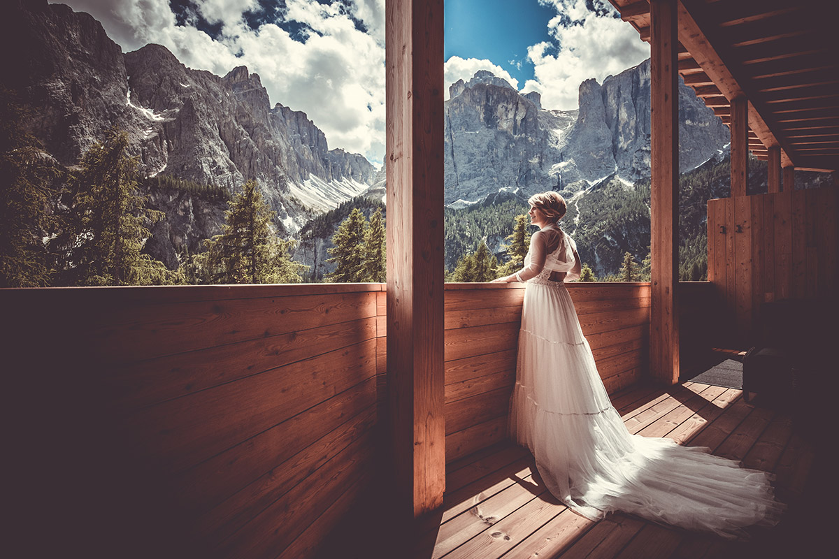 Matrimonio ad alta quota in Alta Badia sulle Dolomiti