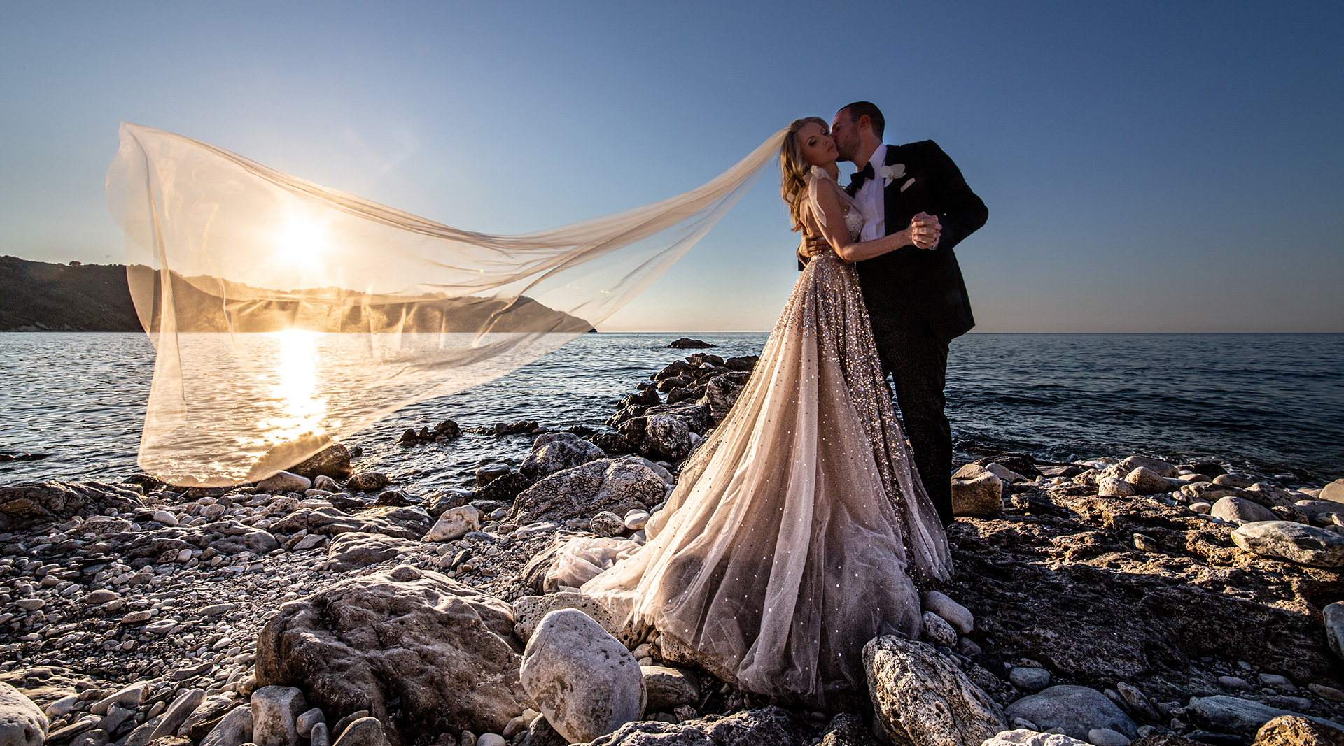 a seaside wedding for footballer andrea lazzari