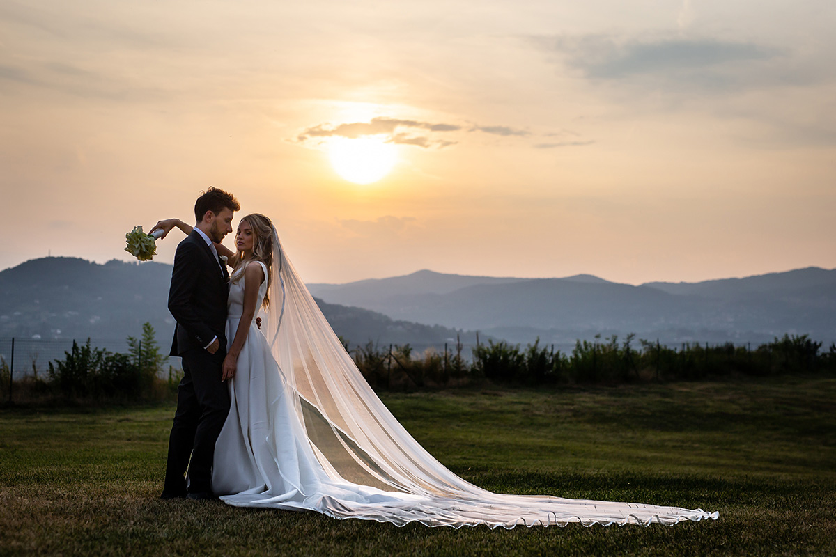 Dream wedding at the Rocca di Angera