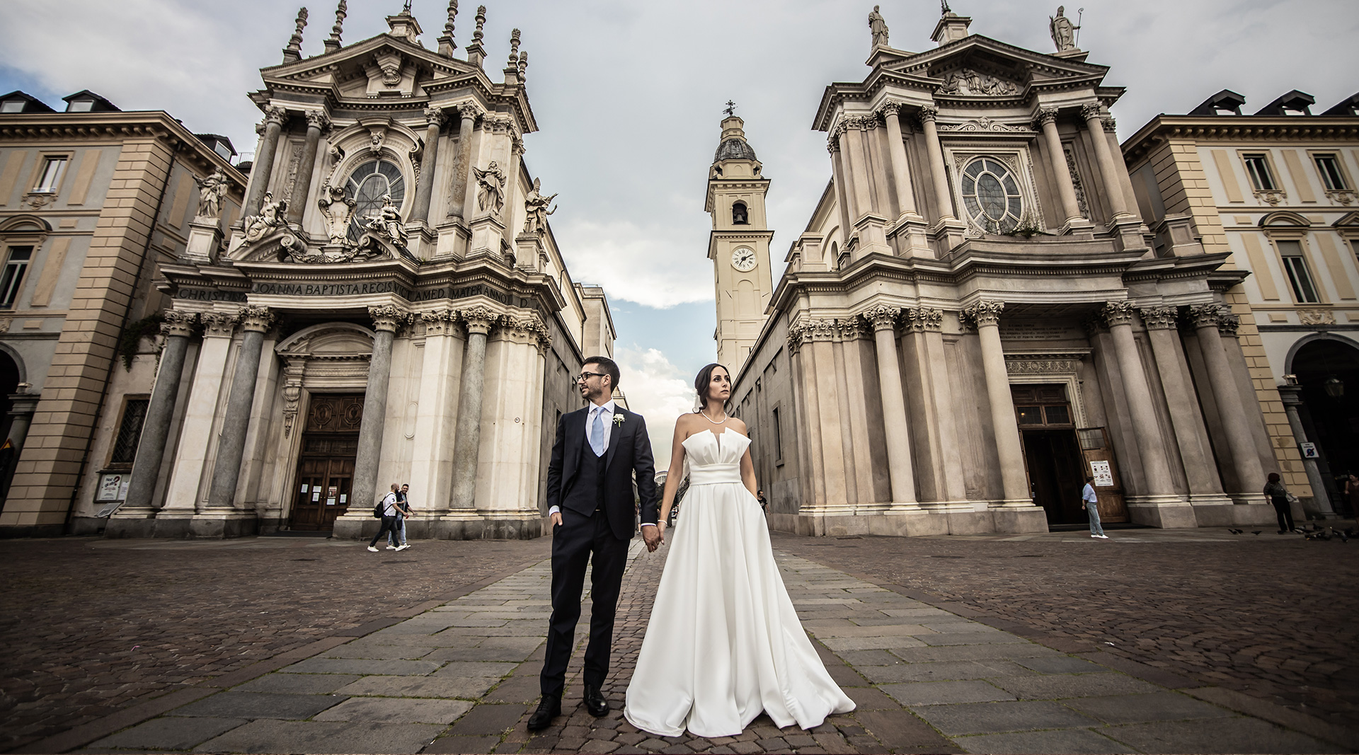 foto matrimonio Piazza San Carlo - Torino