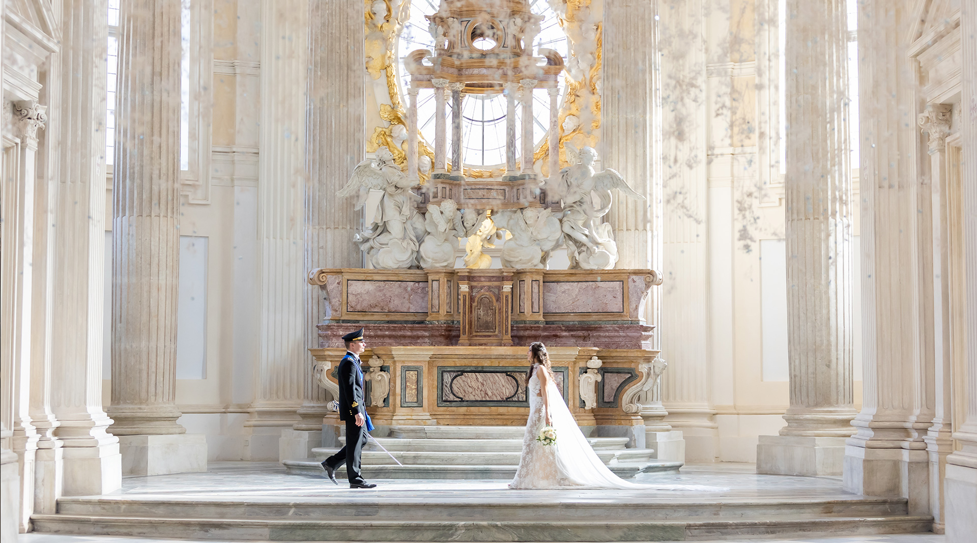 foto matrimonio Reggia Venaria - Torino