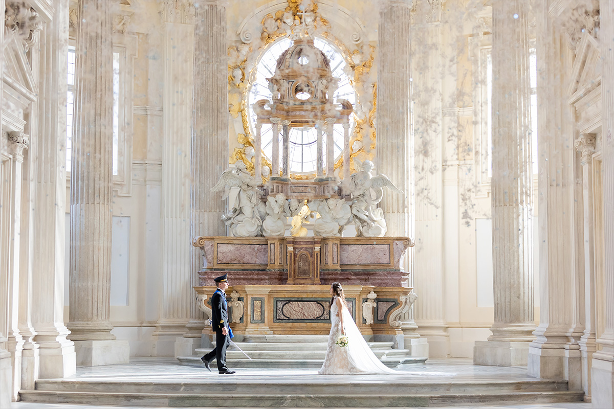 foto matrimonio Reggia Venaria